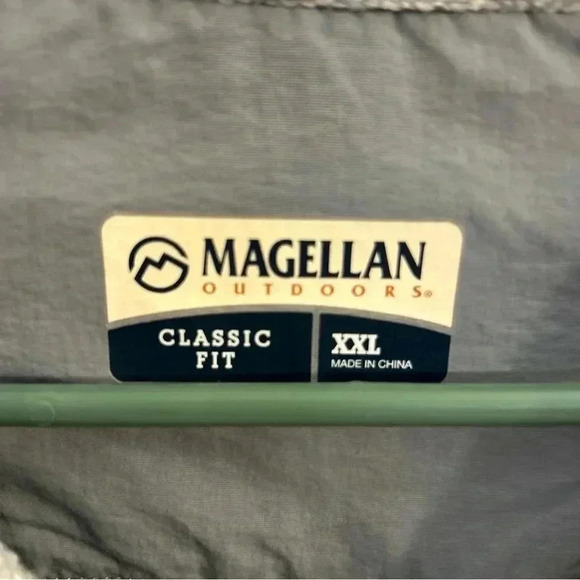 Magellan Fleece Snap Front Sweater Size XXL Gray Knit Pullover Campfire Comfort - Picture 3 of 4